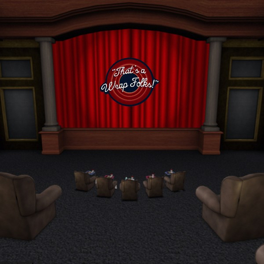 Second Life Marketplace - Home Theater Stage Curtain - That's A Wrap
